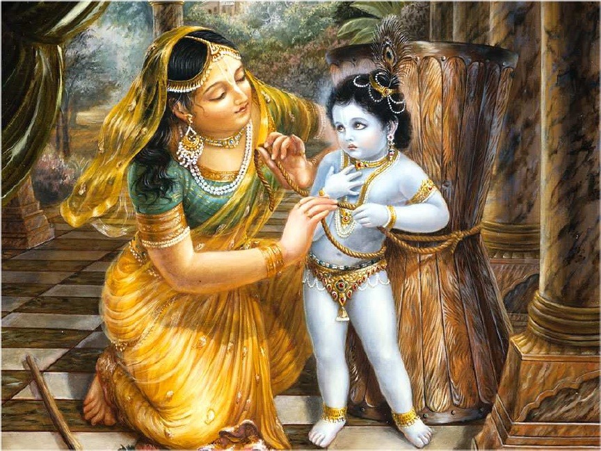 Shri Krishna As a child, Lord Krishna had shown the path of Yamalok to the Eight Demons.