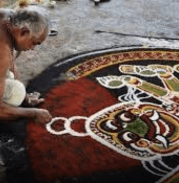 Kalamezhuthu- Ritual Art of Kerala