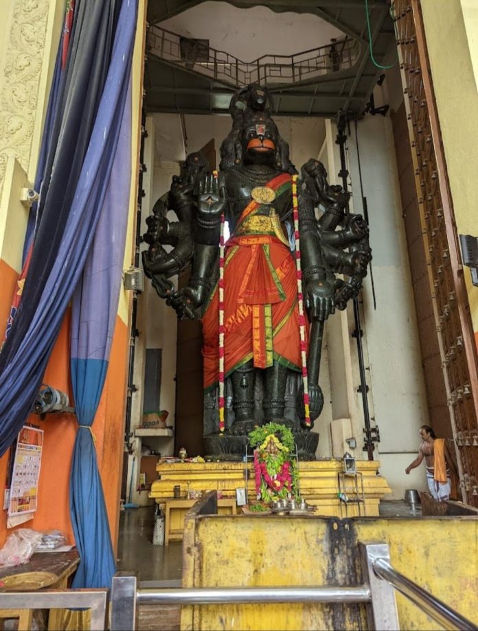 Sri Viswaroopa Panchamukha Anjaneya Swami Temple, Tiruvallur, Tamil Nadu