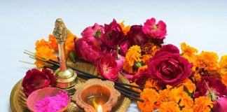 What are the rules to take flowers for pooja?